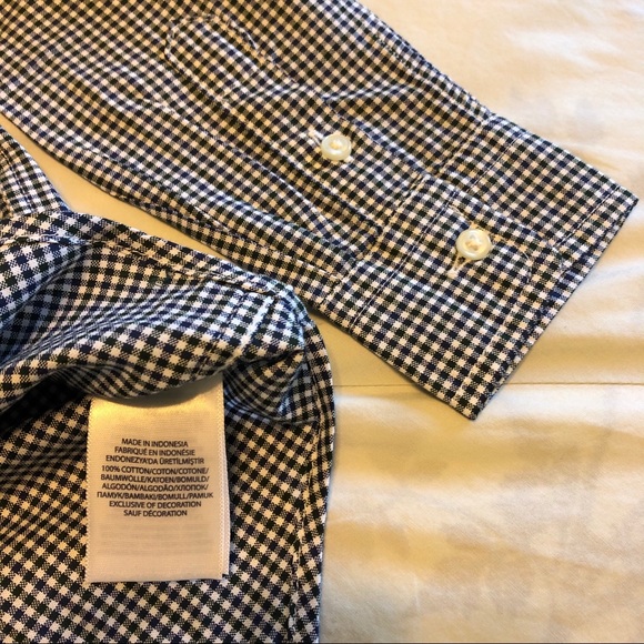 RL Gingham button down - Picture 3 of 5
